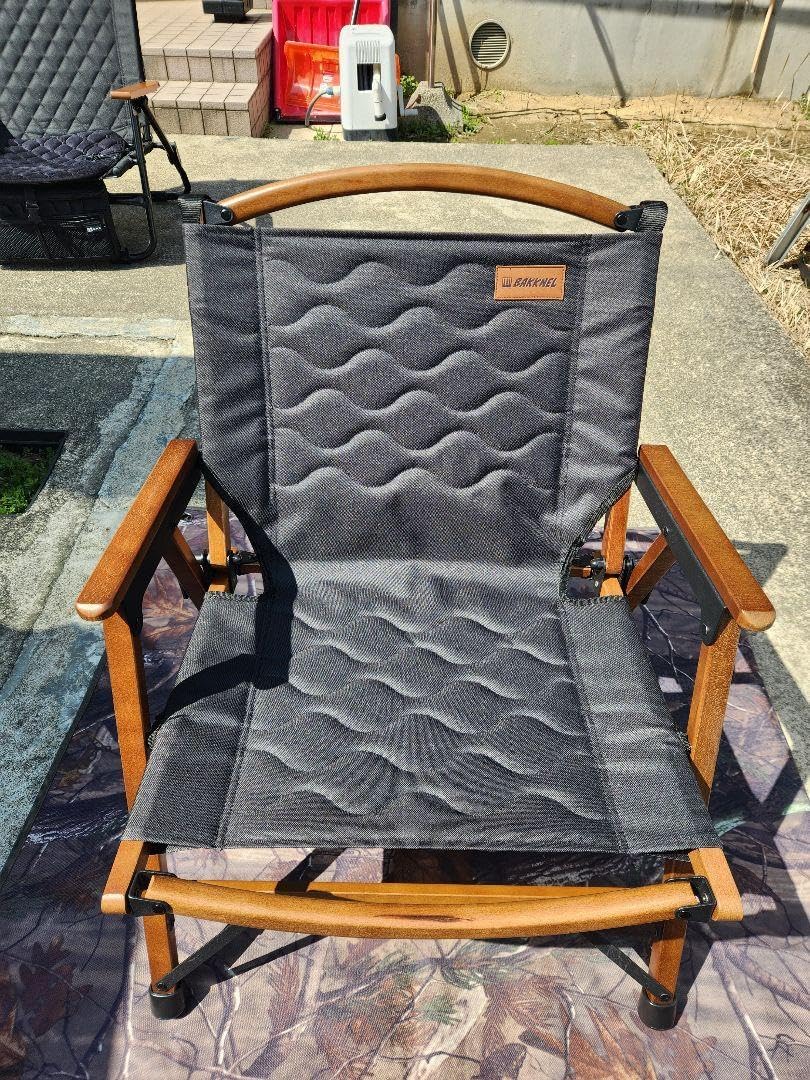 黒のアウトドアチェア 収納バッグ付き 黒のアウトドアチェア 収納バッグ付き 黒のアウトドアチェア